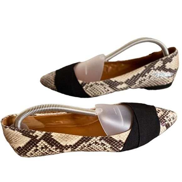 Tesori Snake Print Flats Size 9 - Picture 4 of 8
